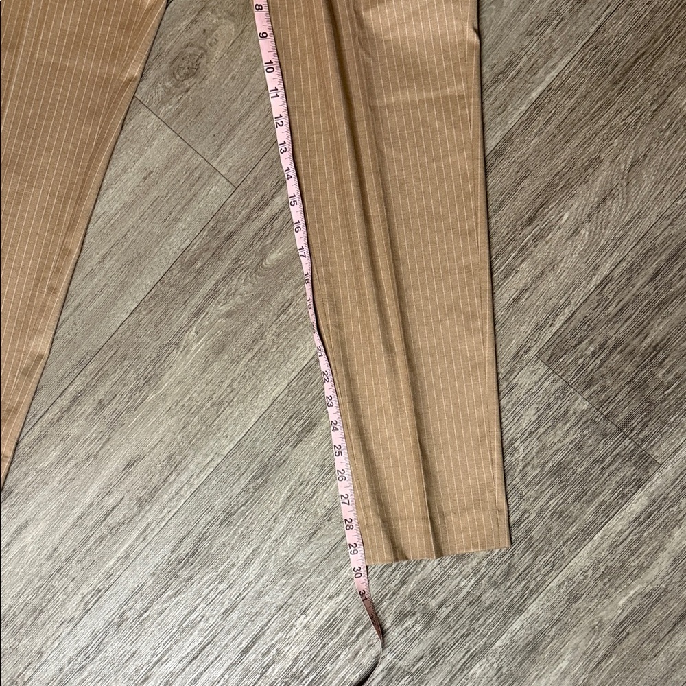 Murano Classic Beige Pinstripe Suit for Men-medium, 30x32 - Picture 11 of 13